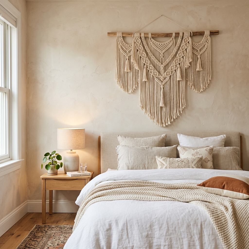 Woven Macrame Wall Hanging