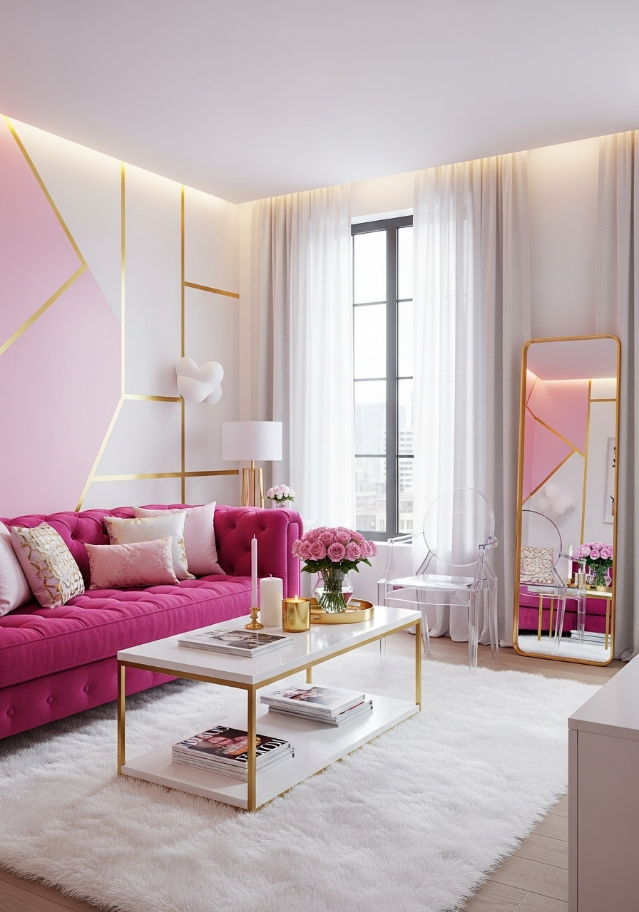 Iridescent or Holographic Decor Accents