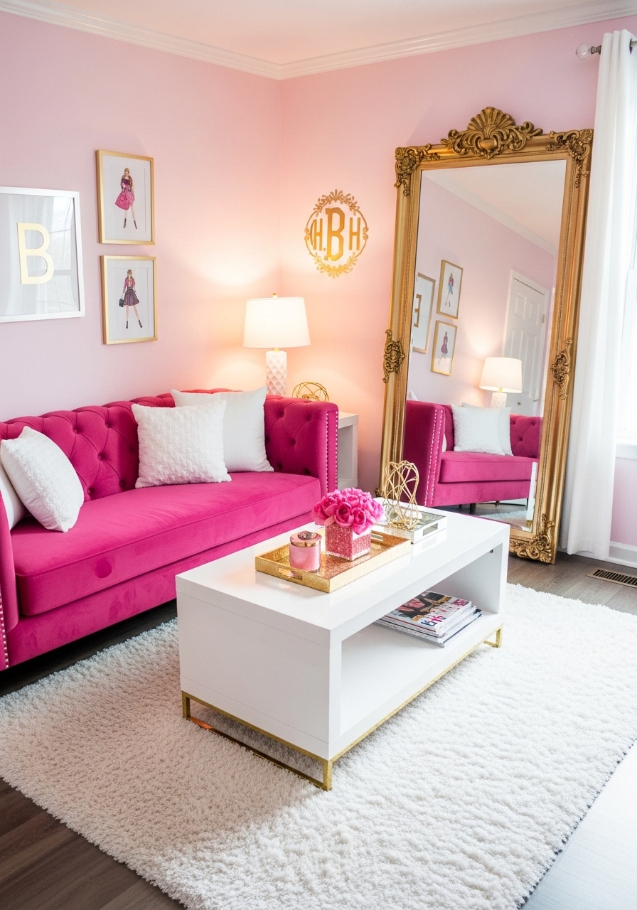 A Glam Chandelier or Statement Light Fixture