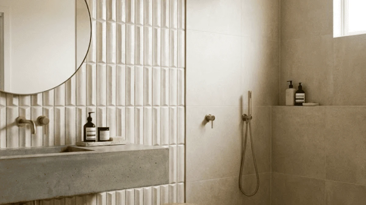 Large-format, minimal-grout tile
