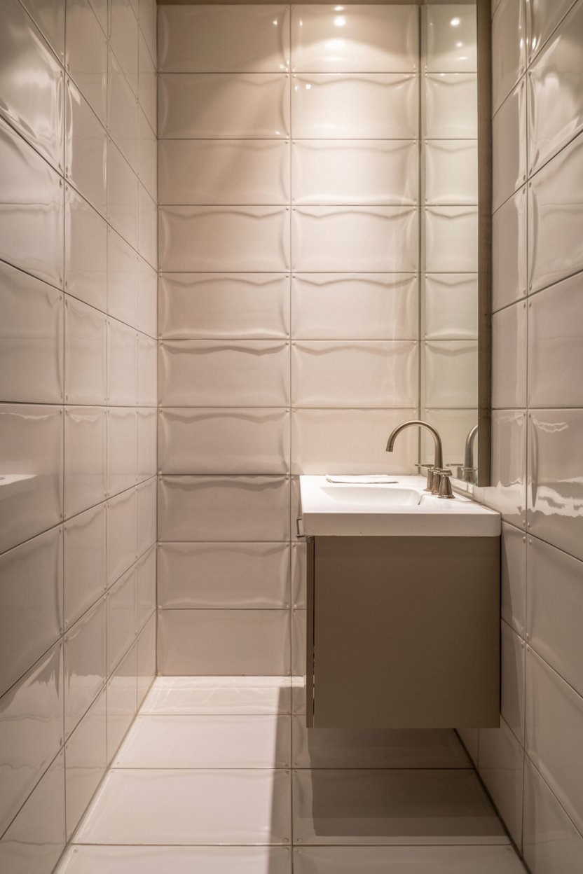 2. Large-Format Porcelain Tile for a Seamless, Modern Look