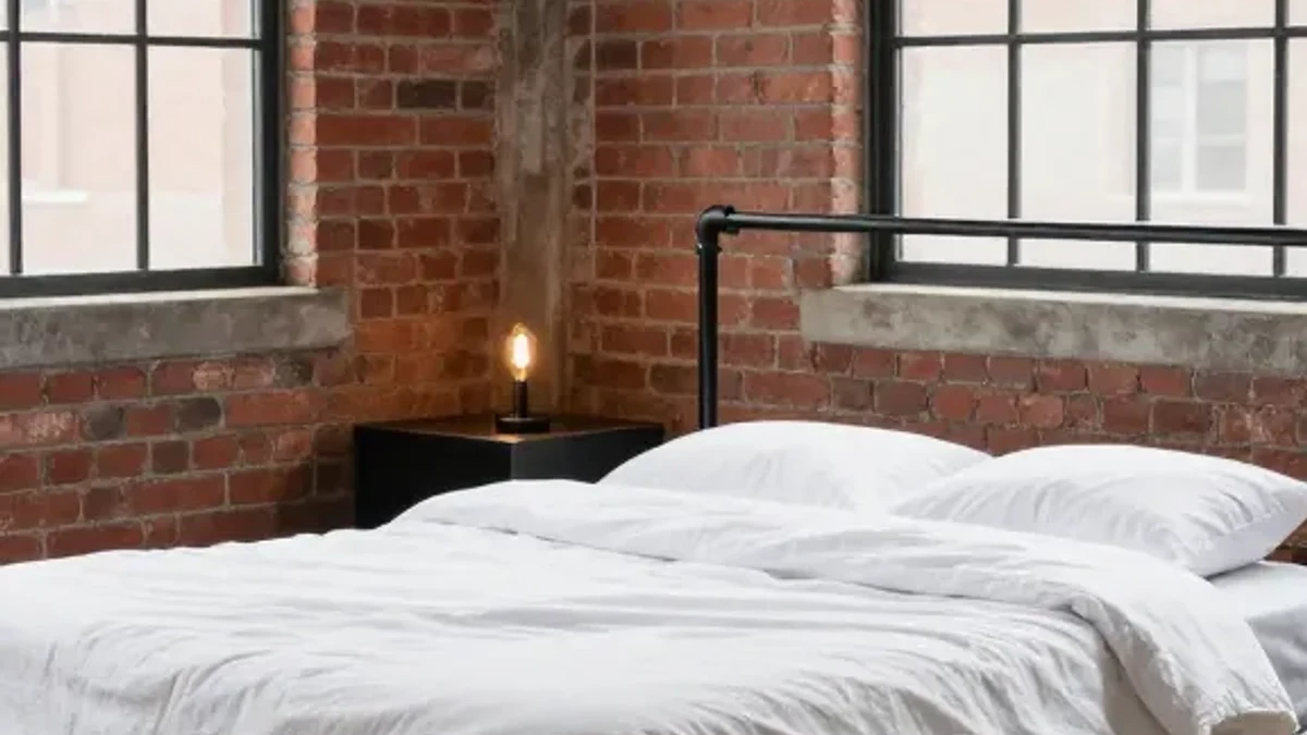 An industrial metal pipe frame for urban, modern edge