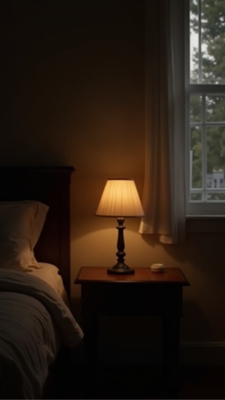 Black Ceiling Paired with Warm Ambient Lighting