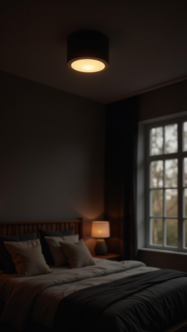 Black Furniture Softened with Warm, Layered Throw Pillows