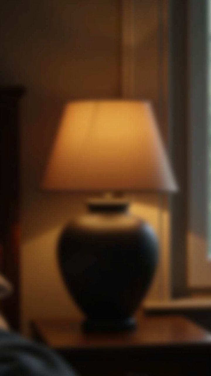 Black Walls Paired with Warm, Dim Lighting for Coziness