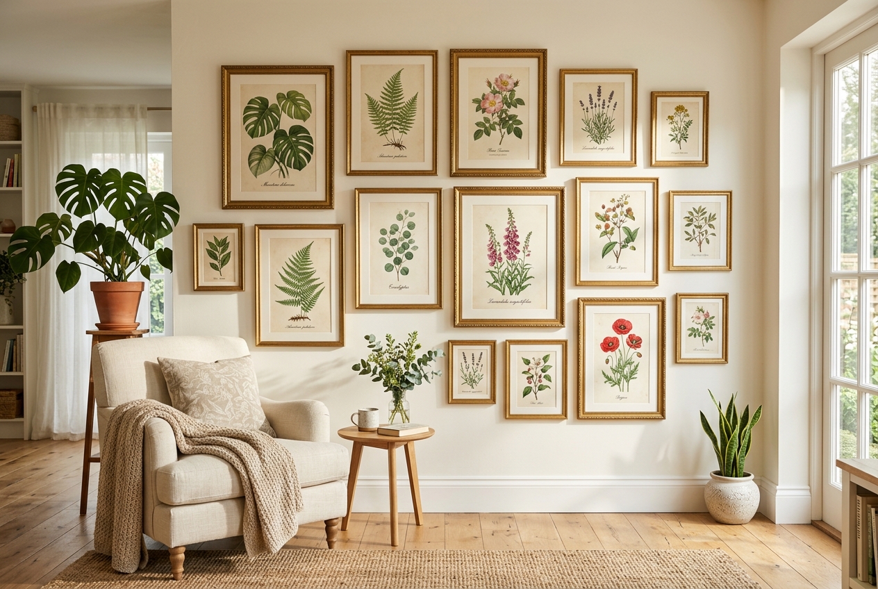 Botanical Art Gallery Wall Collection Hero