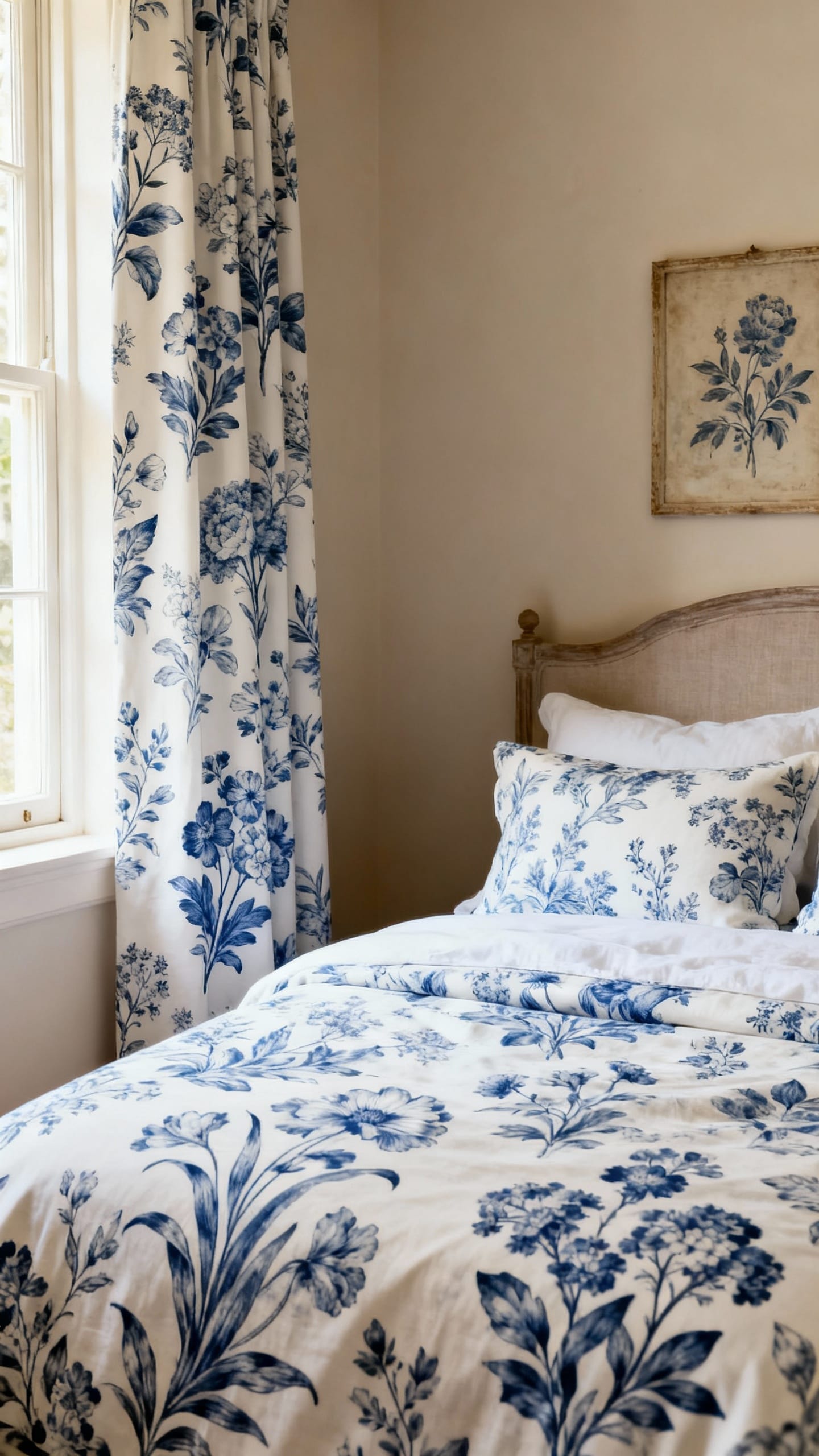 Botanical-Patterned Lampshades for Warm, Filtered Light