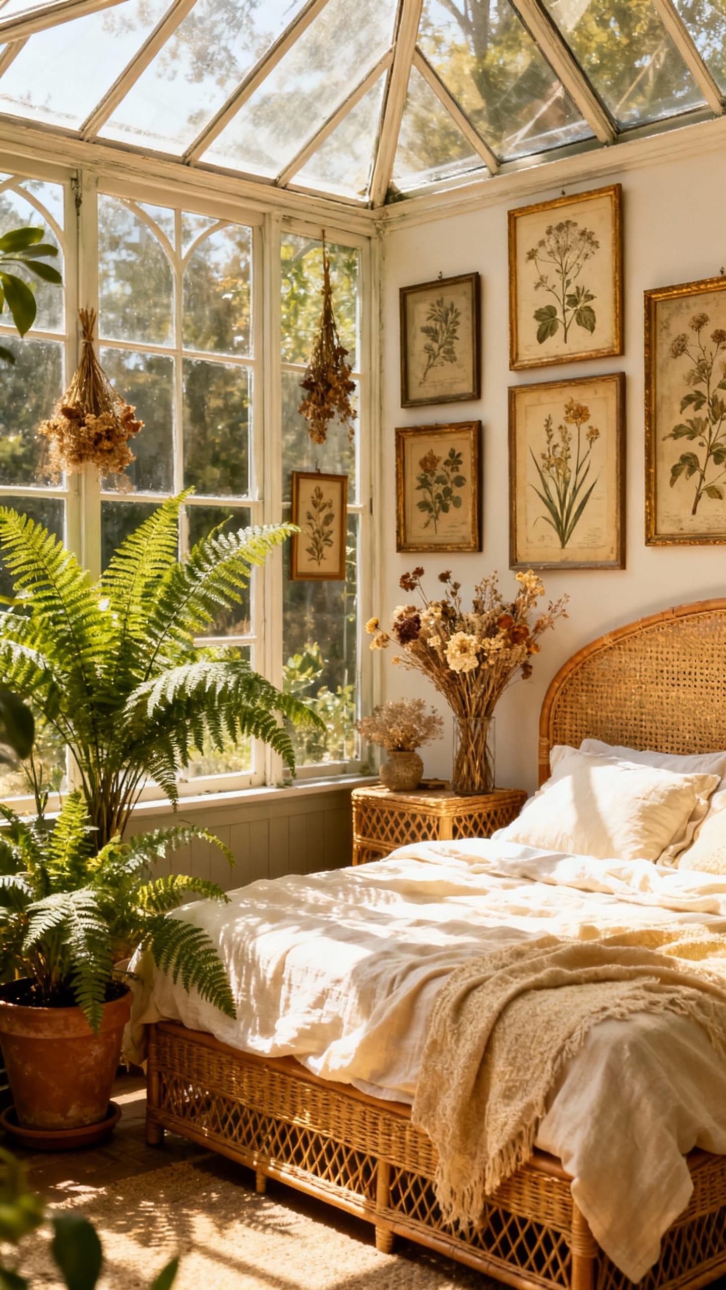 Pressed Botanical Art in Vintage Frames