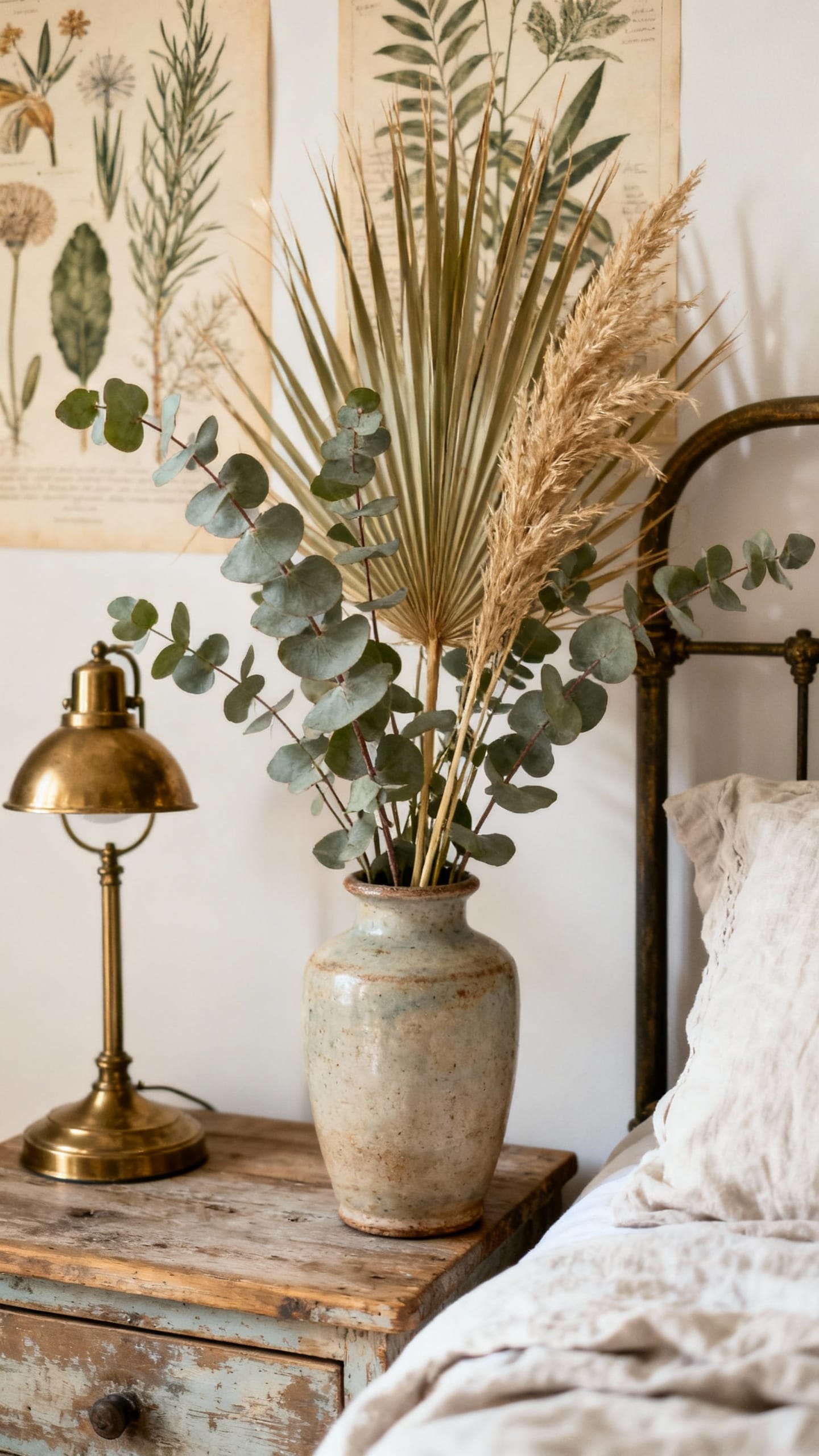 A Vintage Writing Desk Styled with Botanical Stationery