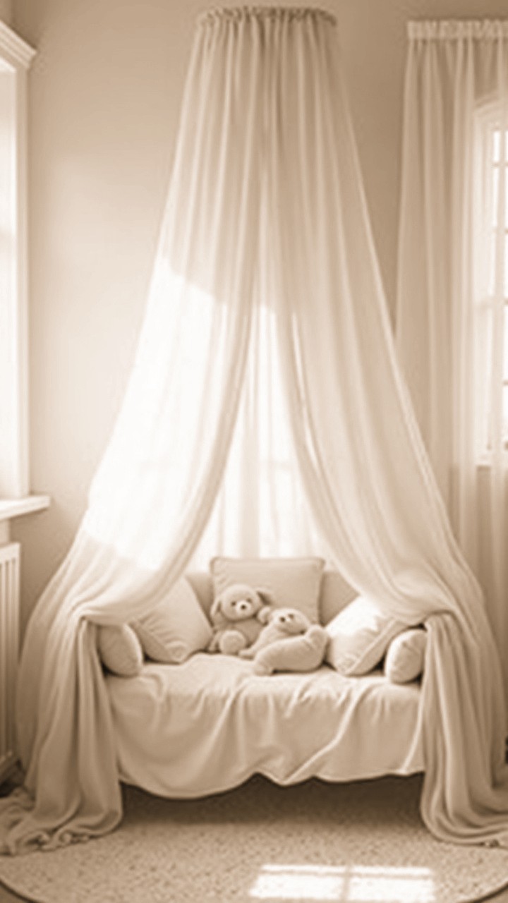 Natural Wood Crib and Furniture Pieces