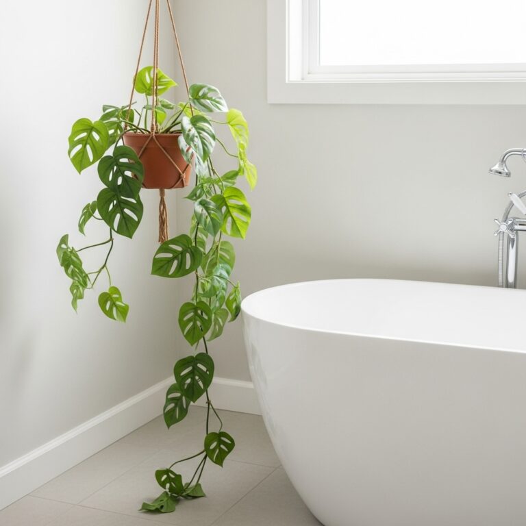 Brown wall tiles combined with a rough-edge natural stone vessel sink and honed limestone countertop