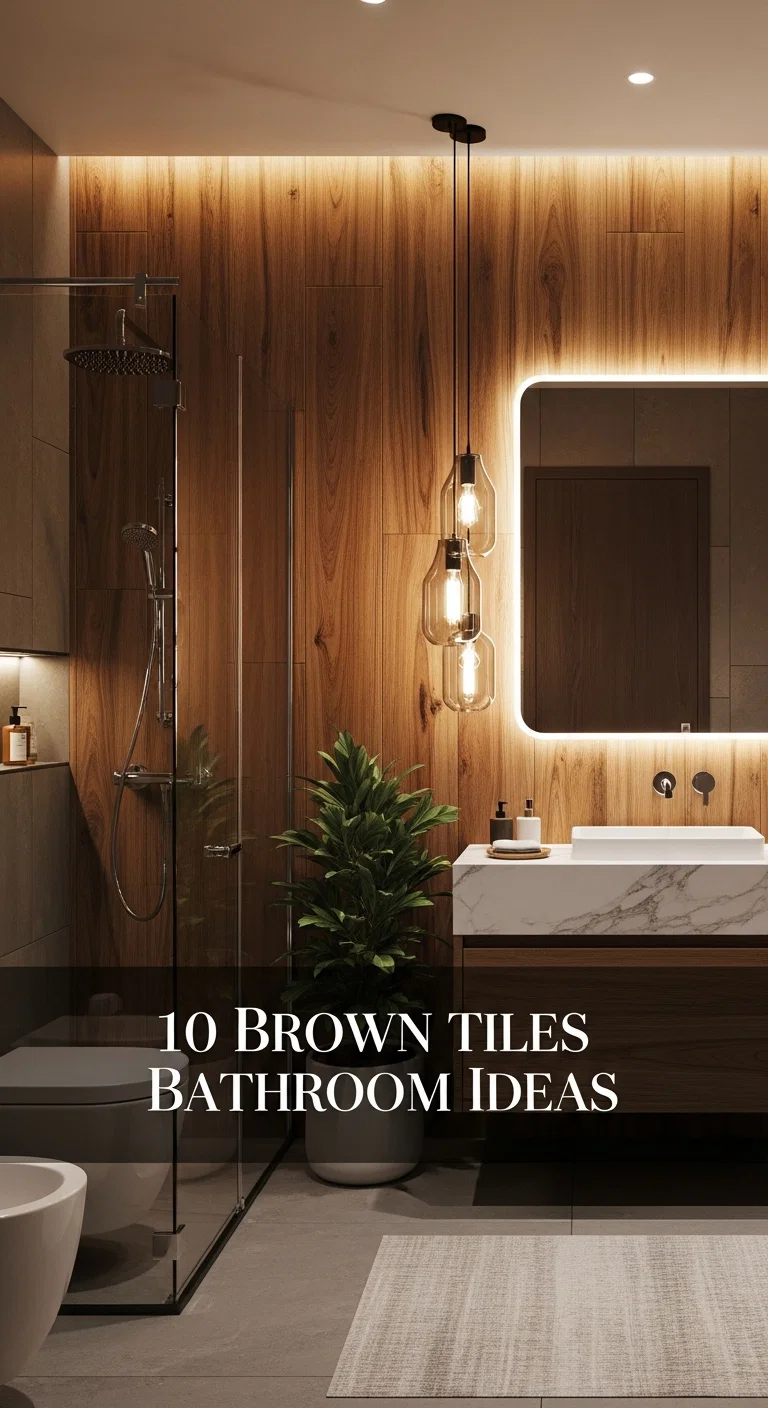 15 Stunning Brown Tile Bathroom Ideas with Perfect Color Palettes to Inspire Your Remodel