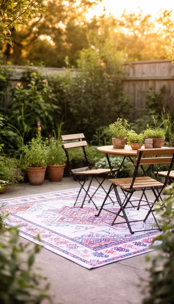 Thrifted Outdoor Furniture Refreshed with Paint