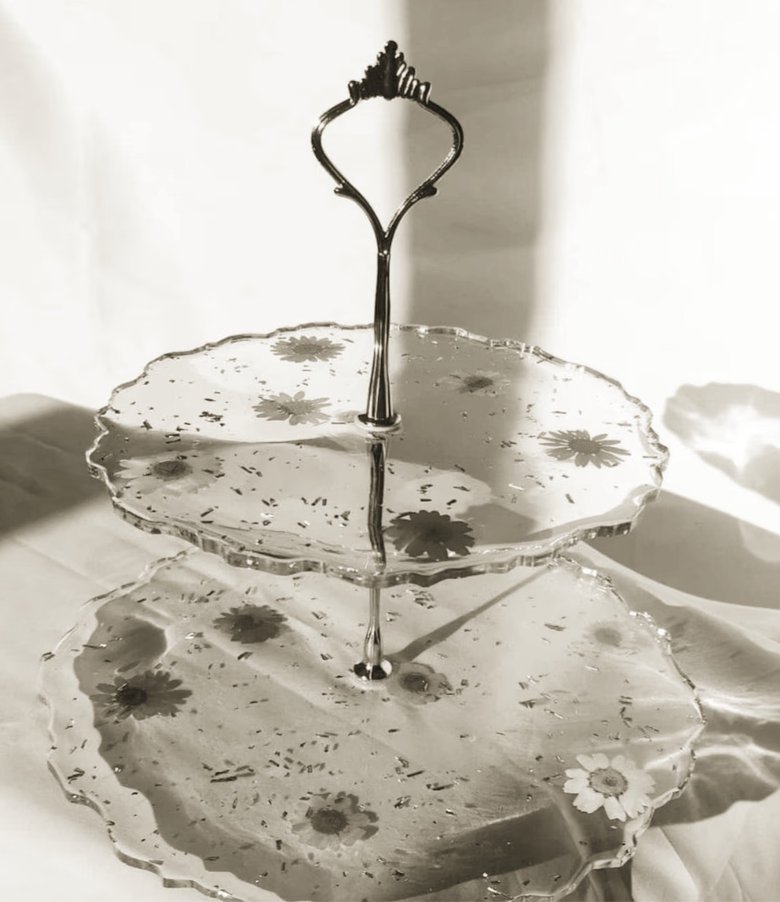 Rattan Woven Cake Stand