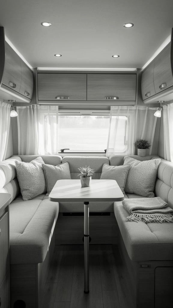 Modular Reconfigurable Furniture in Camper