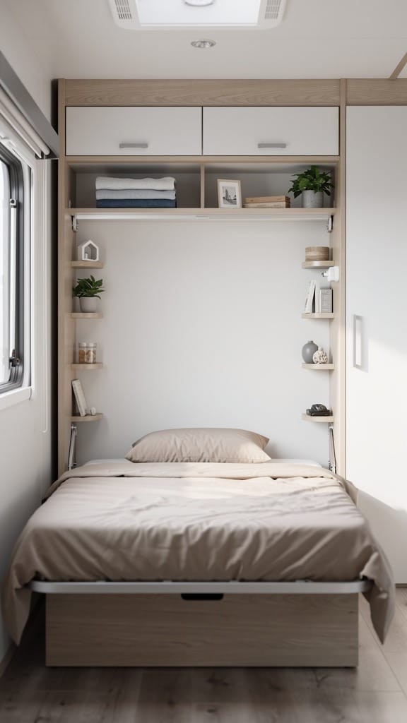 Under-Bed Storage Drawers in Camper