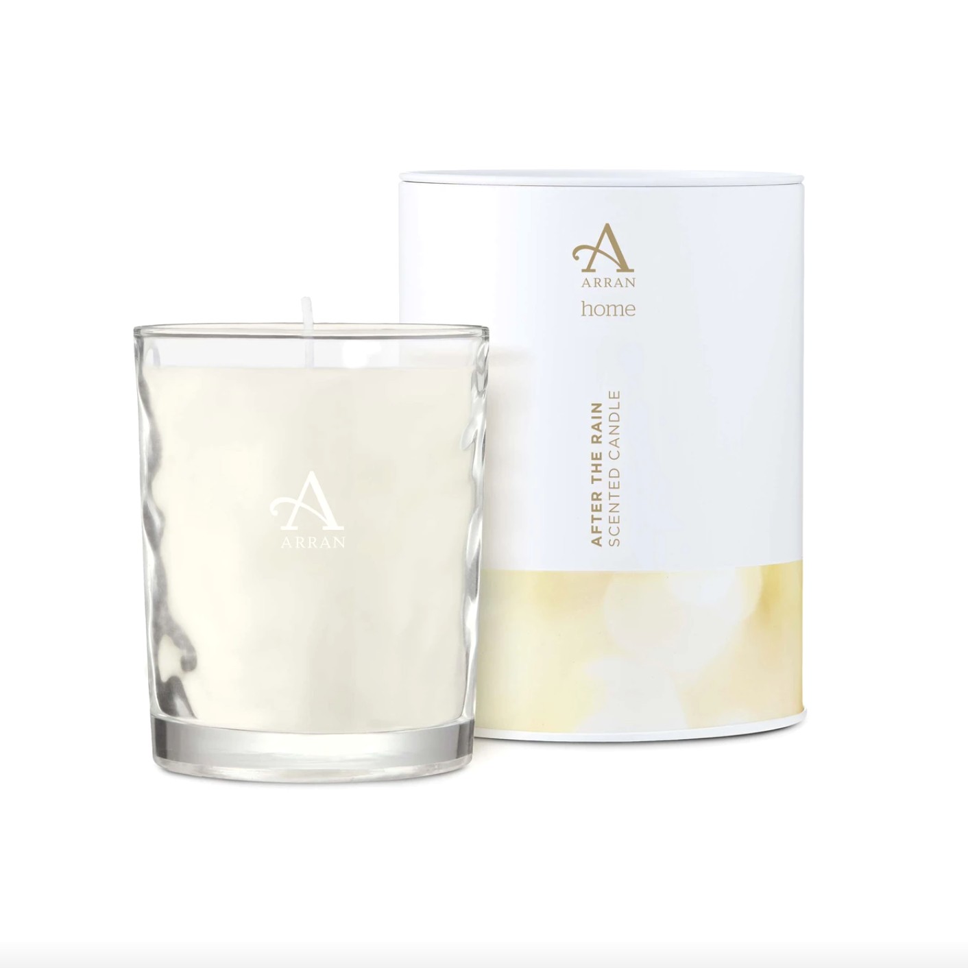 Woodsy Cedarwood Candle with Crackling Wood Wick in Modern Home Office