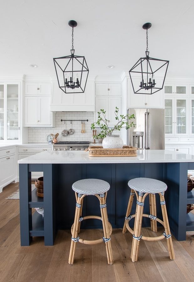 Warm Brass or Bronze Hardware Accents