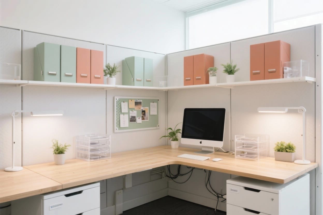 10 Cubicle Organization Ideas That Boost Productivity at Work