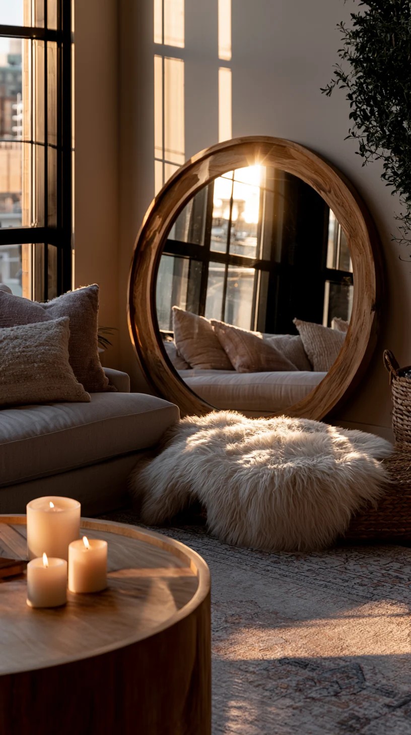 An Oversized Asymmetrical Mirror