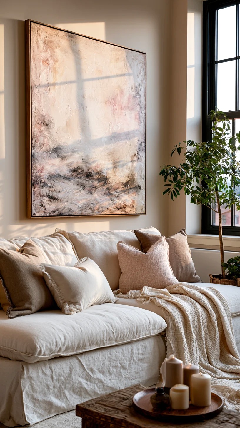 20 Modern Large Wall Decor Ideas for Living Room Hero