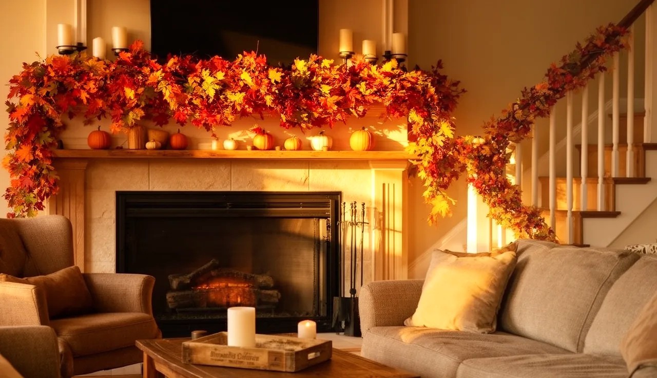 Warm Rust Orange Living Room Rug