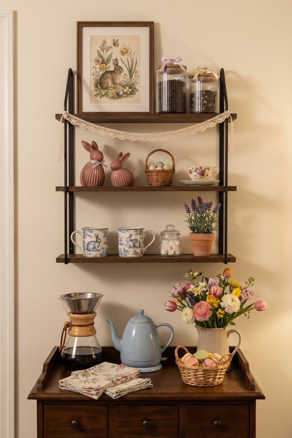Minimalist Easter Coffee Corner