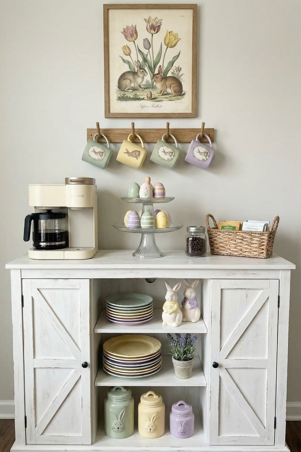 Farmhouse Easter Coffee Bar