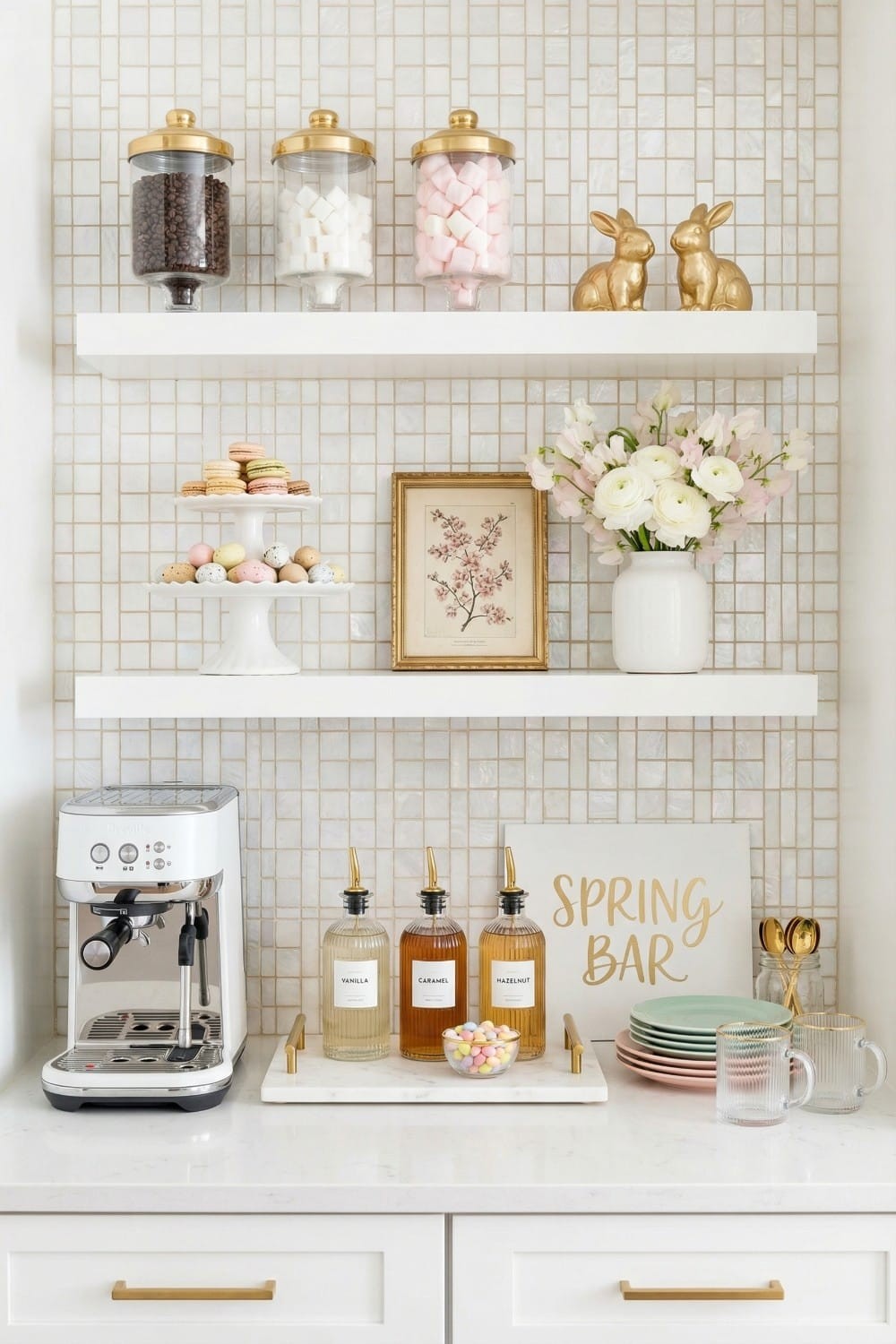 Sage Green Spring Coffee Bar