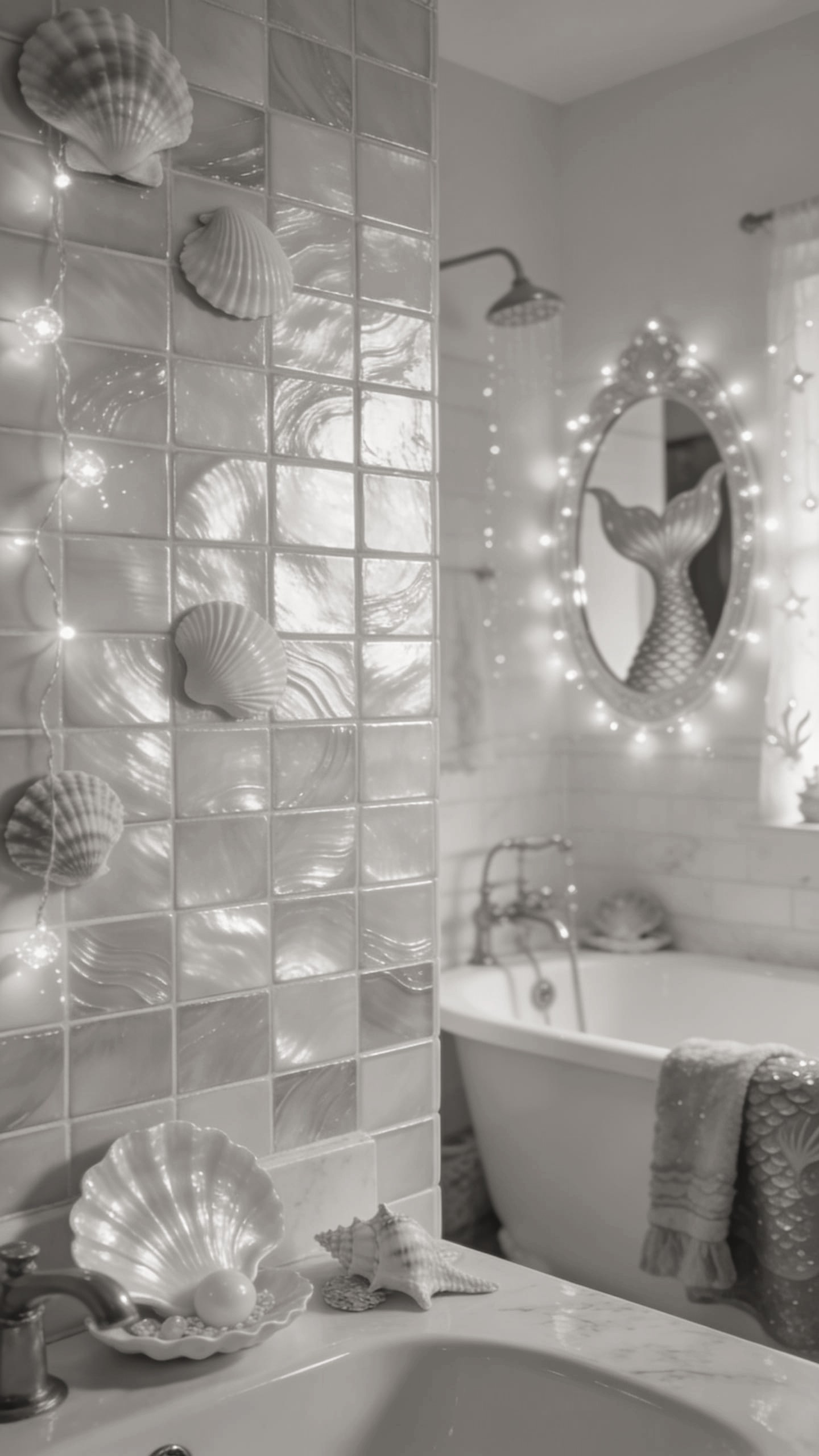 A DIY Branch and Fairy Light Chandelier