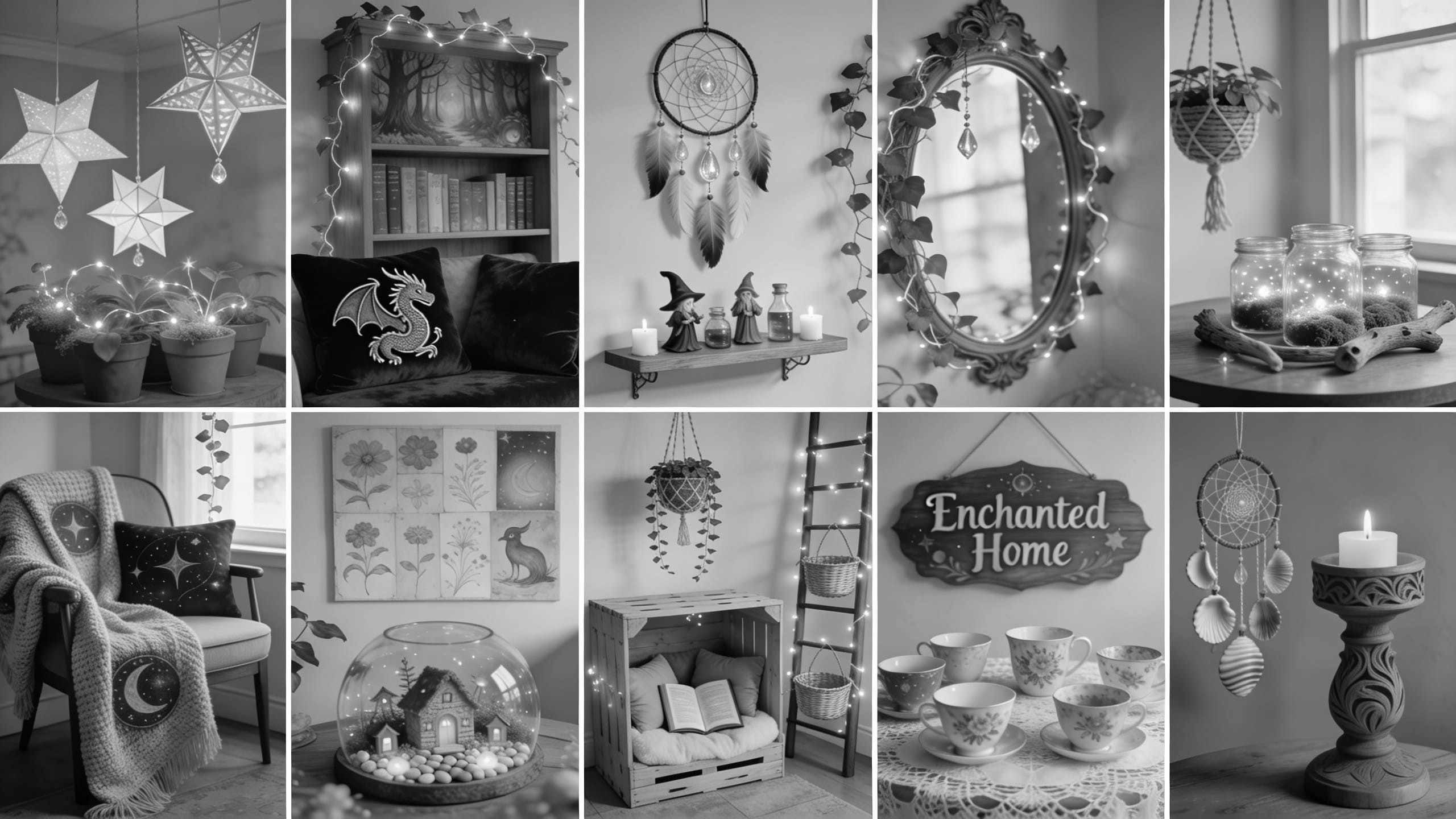 A DIY Moon Phase Wall Hanging