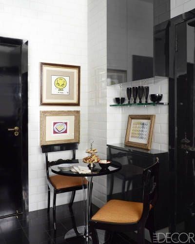 Black Wood Flooring with Subtle Grain in Living Room