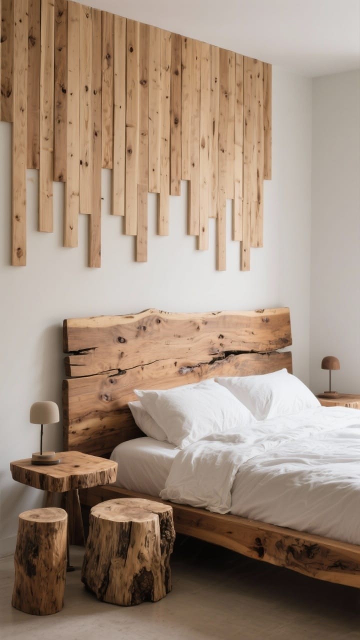 Natural Wood Furniture in Bedroom