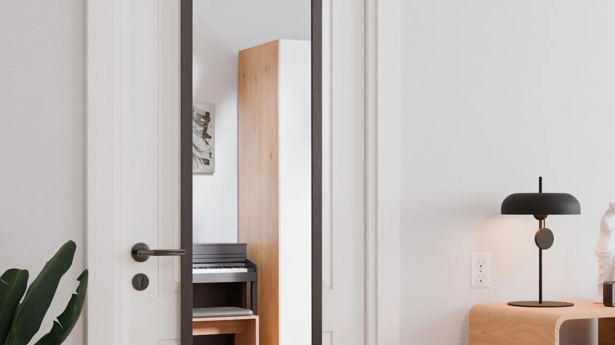 Budget-Friendly Over-the-Door Hanging Full-Length Mirror for Renters
