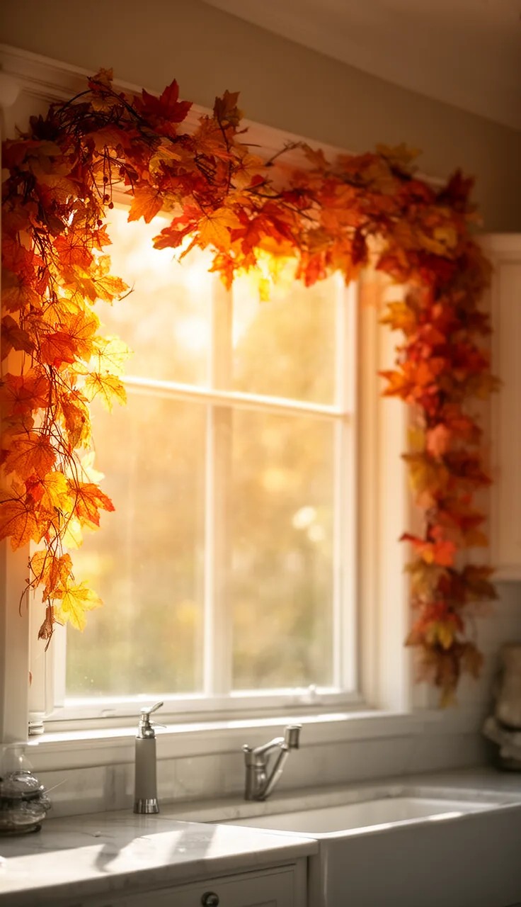 Dried Flower and Wheat Garland