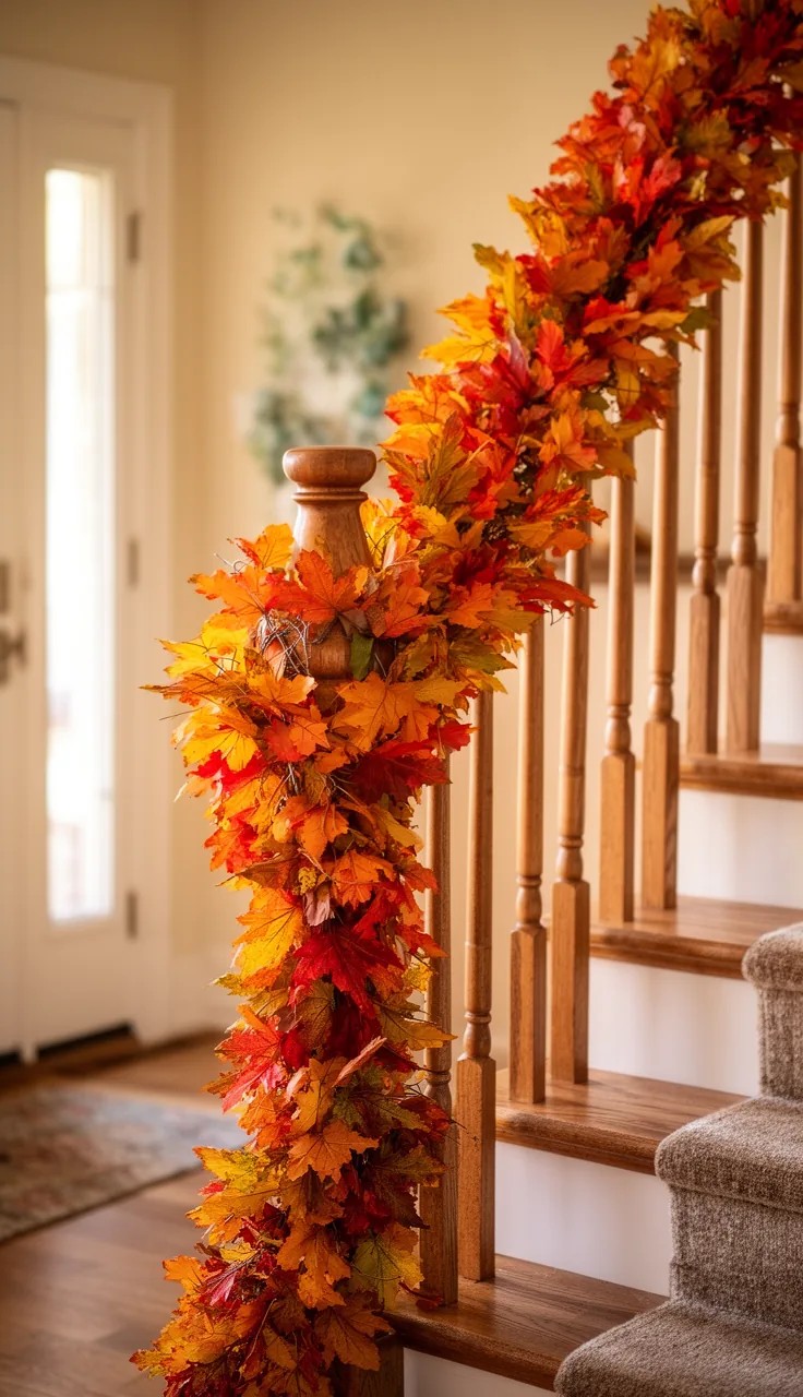 Pumpkin and Eucalyptus Garland