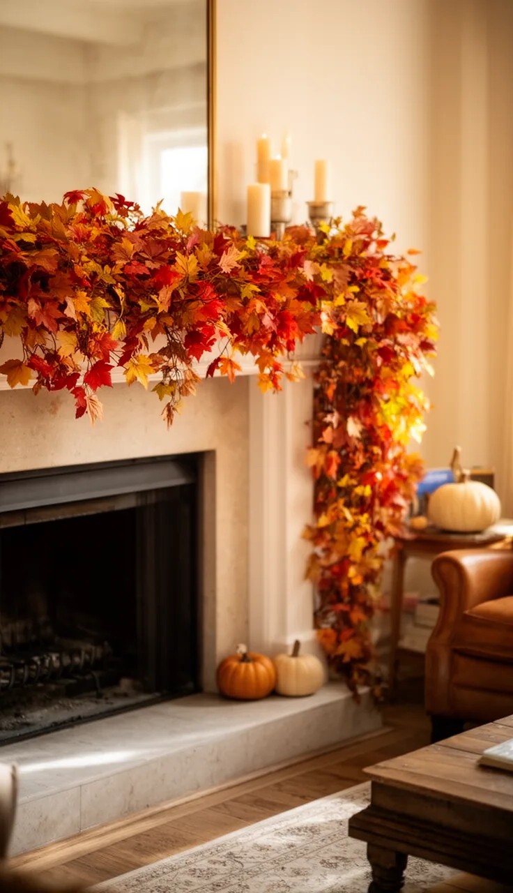 Simple Minimalist Fall Garland