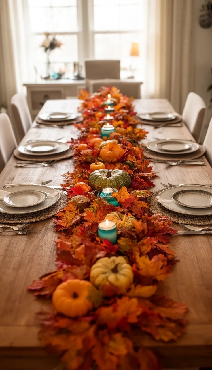 Vintage Thanksgiving Garland
