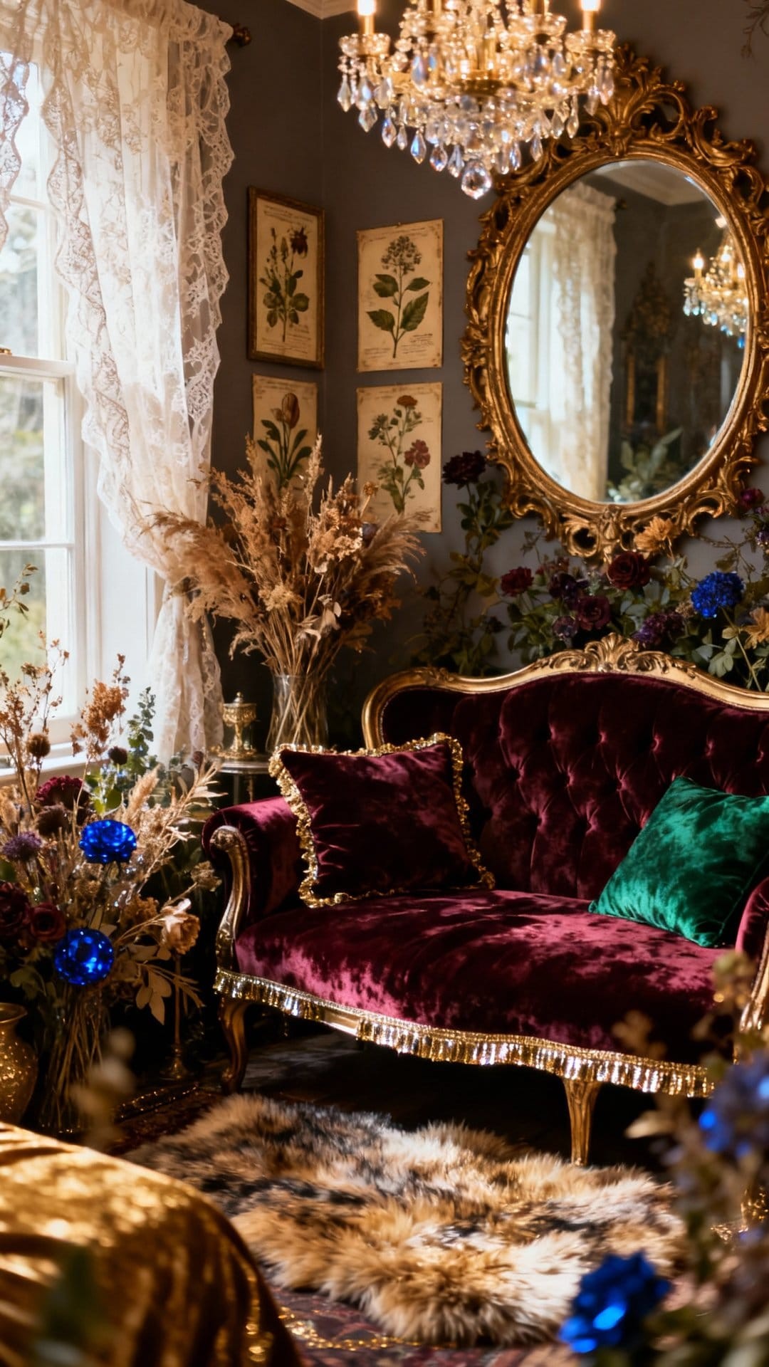 Black Floral Bedding Layers