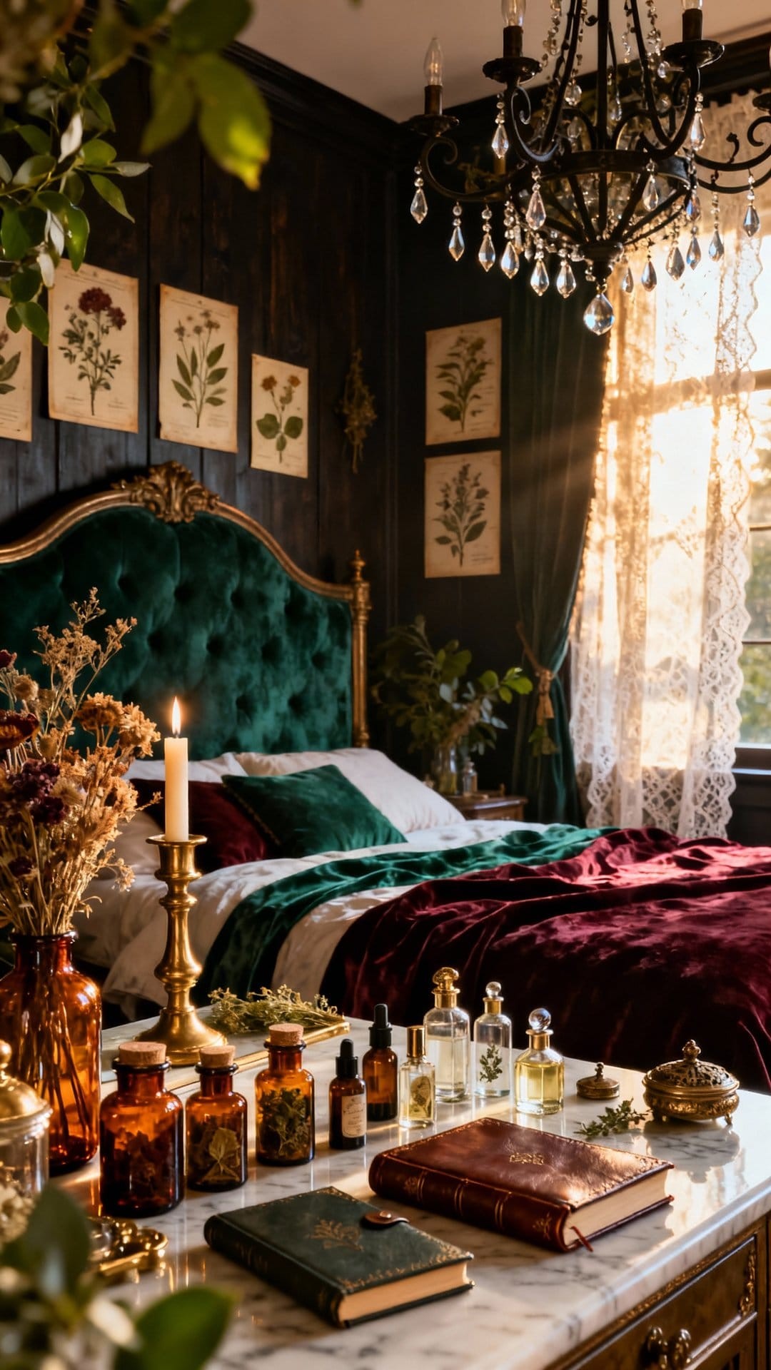 Dark Forest Green Walls