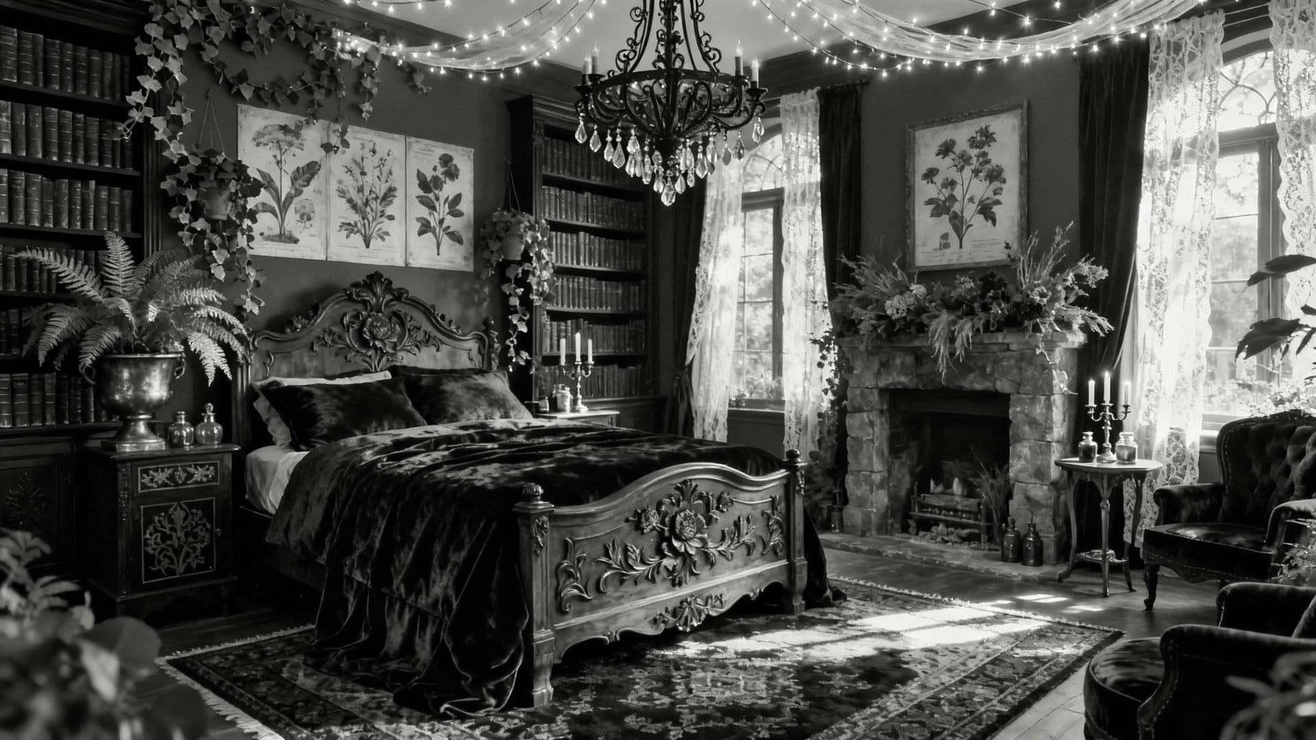 Victorian-Inspired Botanical Bedrooms