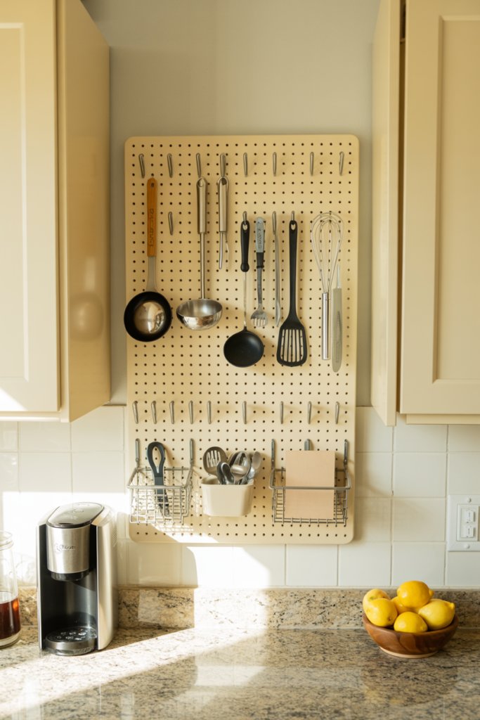 13. A Simple Pegboard System for Flexible Tool Storage