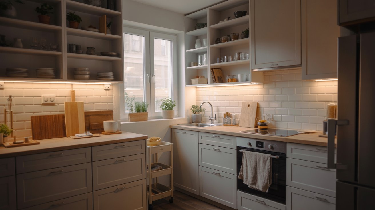 14 IKEA Kitchen Hacks That Make Your Small Kitchen Feel Twice the Size Hero