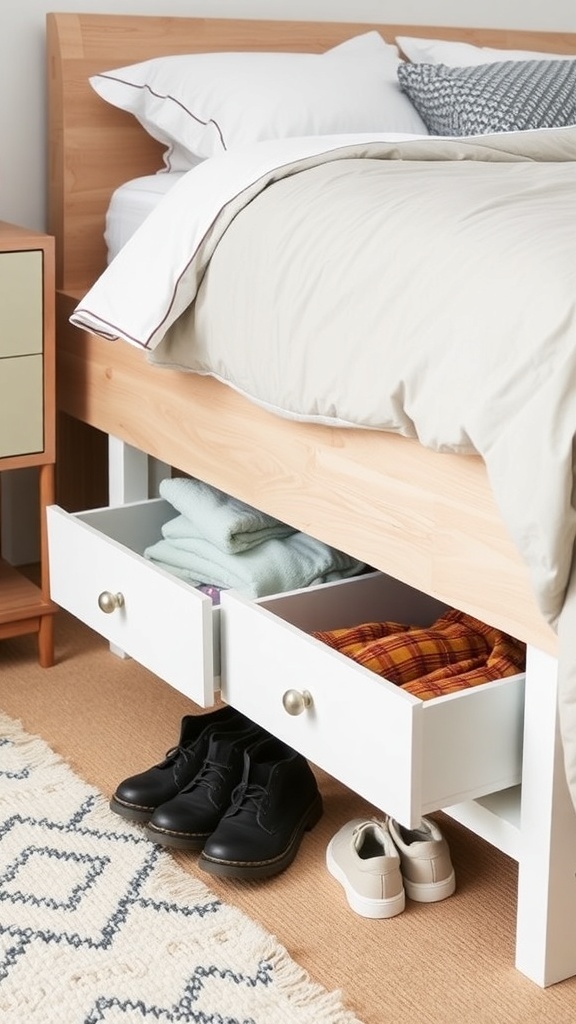 Under-Bed Kallax Units for Hidden, Rolling Storage