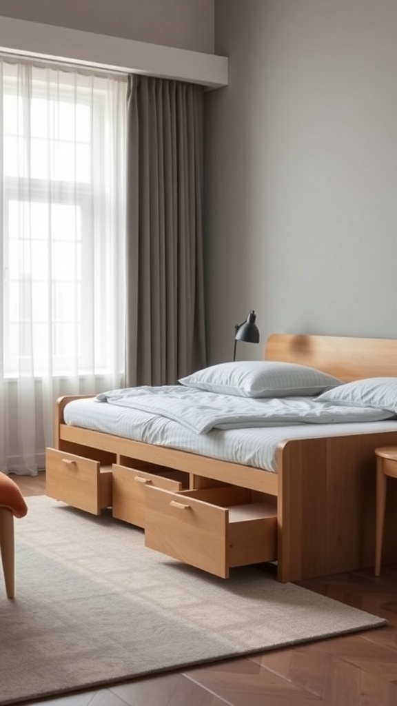 Kallax Cubes Fitted with Baskets for Under-Bed Organization