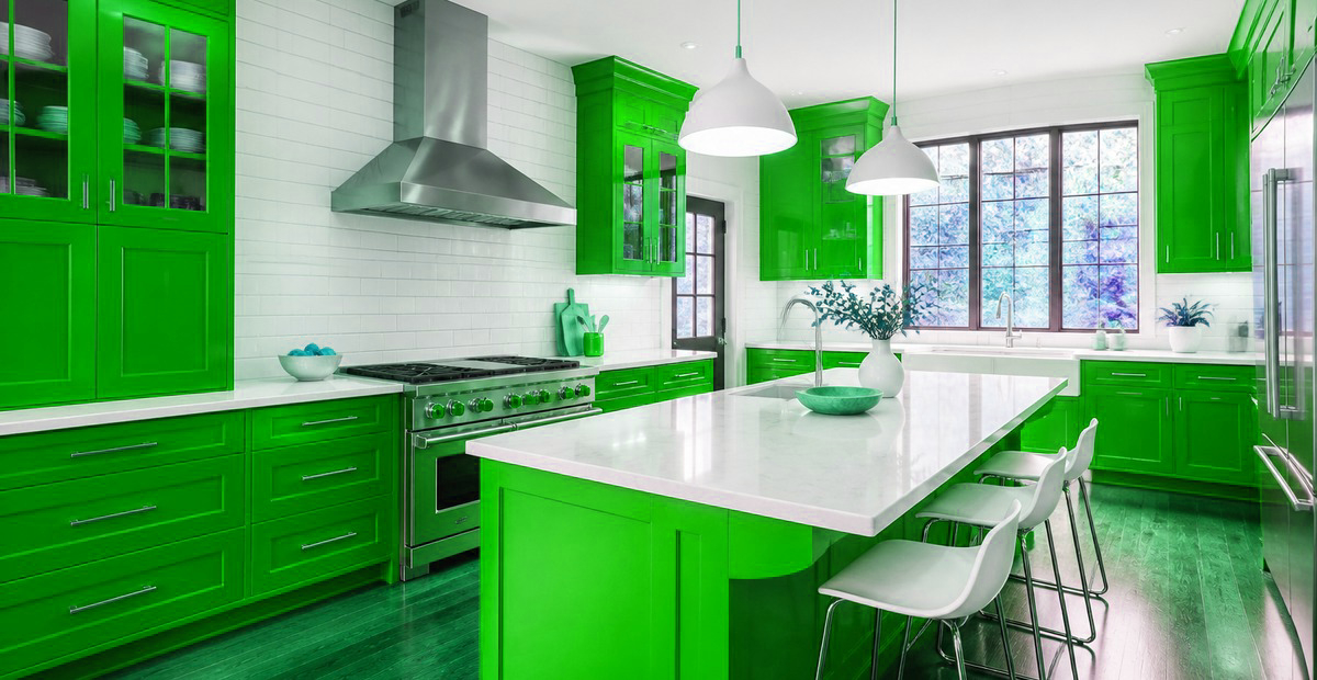 20 Bold Green Kitchen Color Schemes That Make Your Kitchen Feel Fresh Again Hero