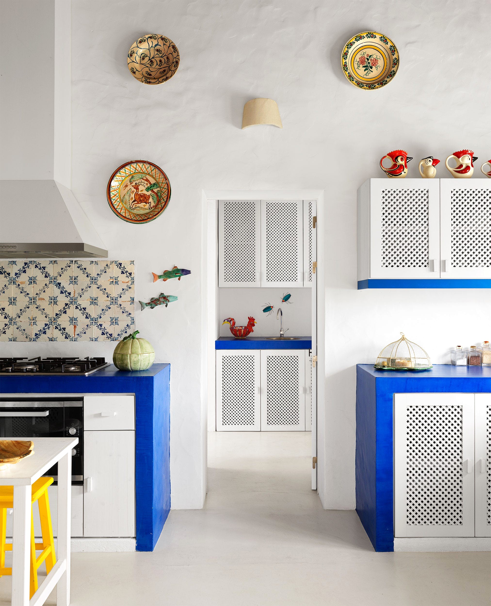 Beadboard Wall Paneling in Kitchen