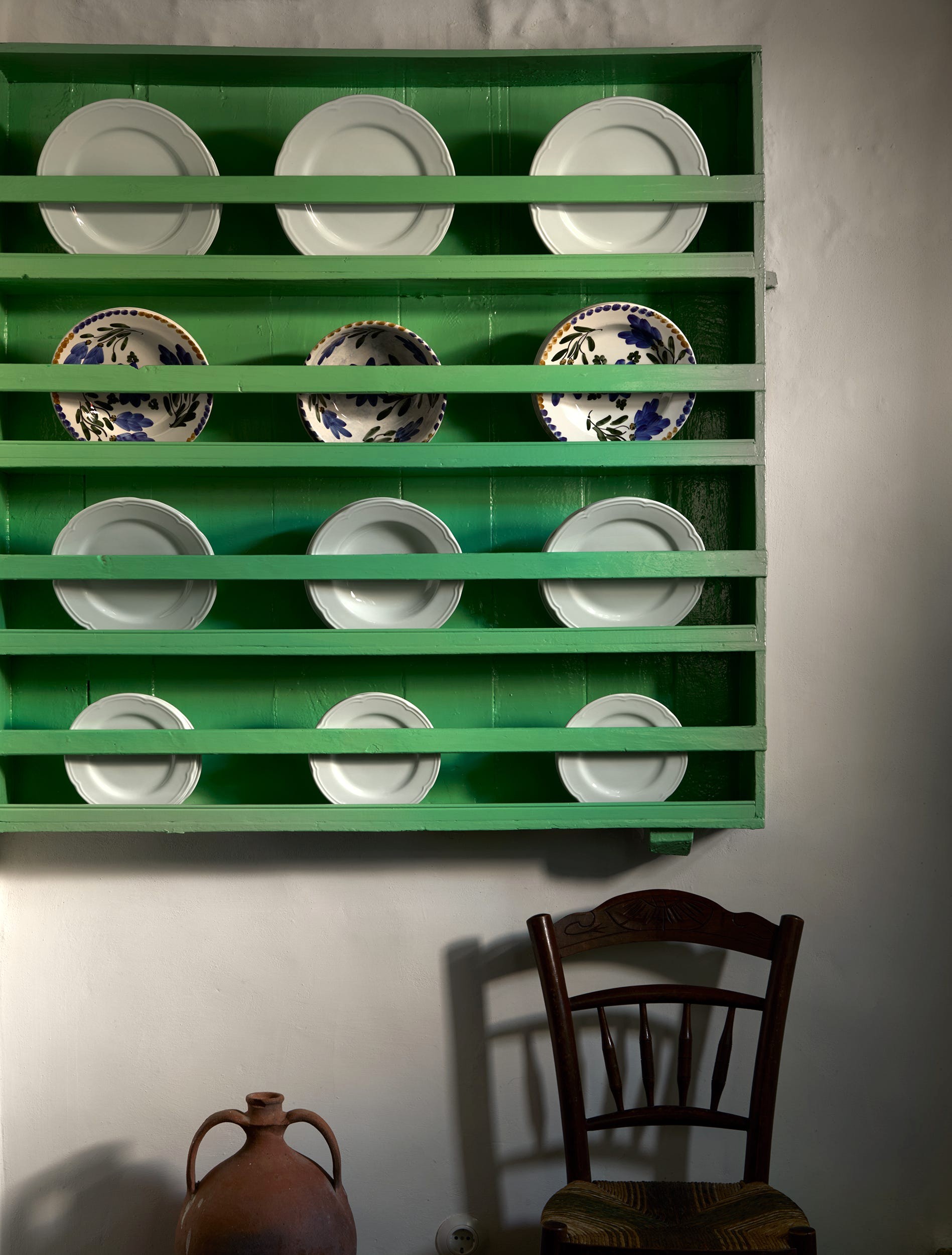 Hanging Woven Baskets on Wall