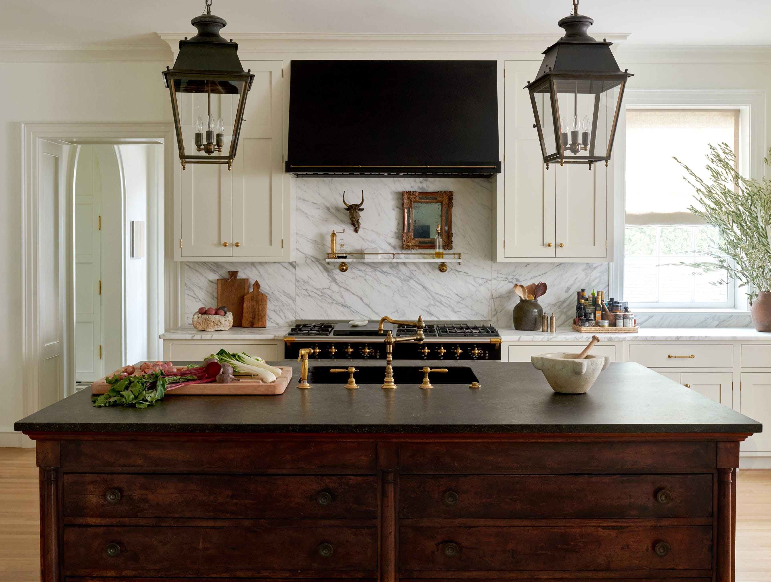 Vintage Wooden Sign in Kitchen