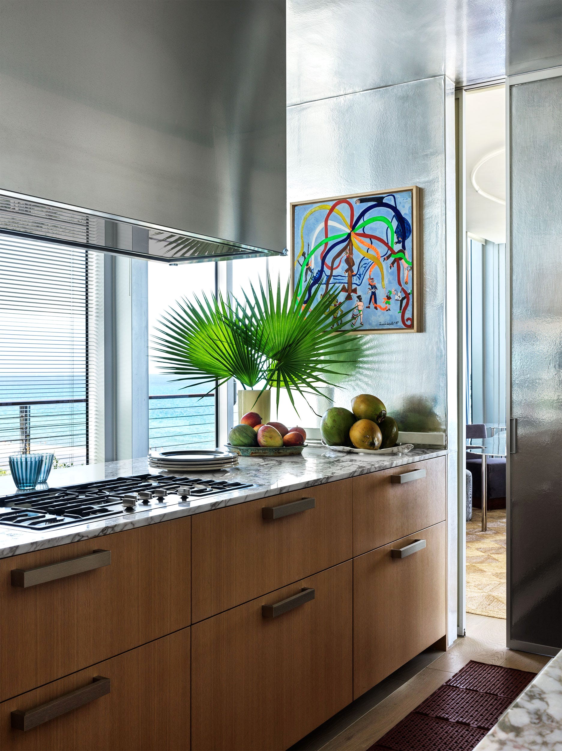 Wall Mounted Pot Rack Display